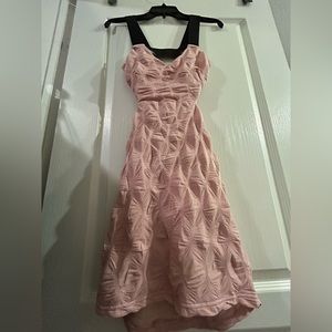 Backless Mini Dress with Cutouts - Small